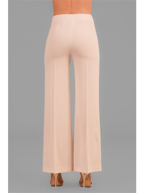 Pantalone in cady elastico federica erre | GAIA 504PANNA